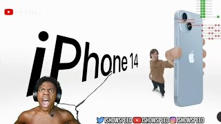 IShowSpeed Reacts To Controversial IPhone 14 Trailer Then Buys It