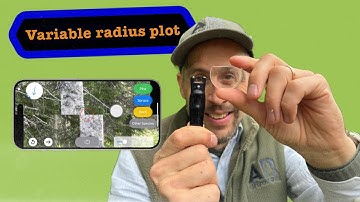 Variable radius plots - measure Basal area with your phone
