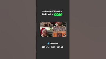 Kwpandpartners Website Animation with GSAP | HTML & CSS GSAP