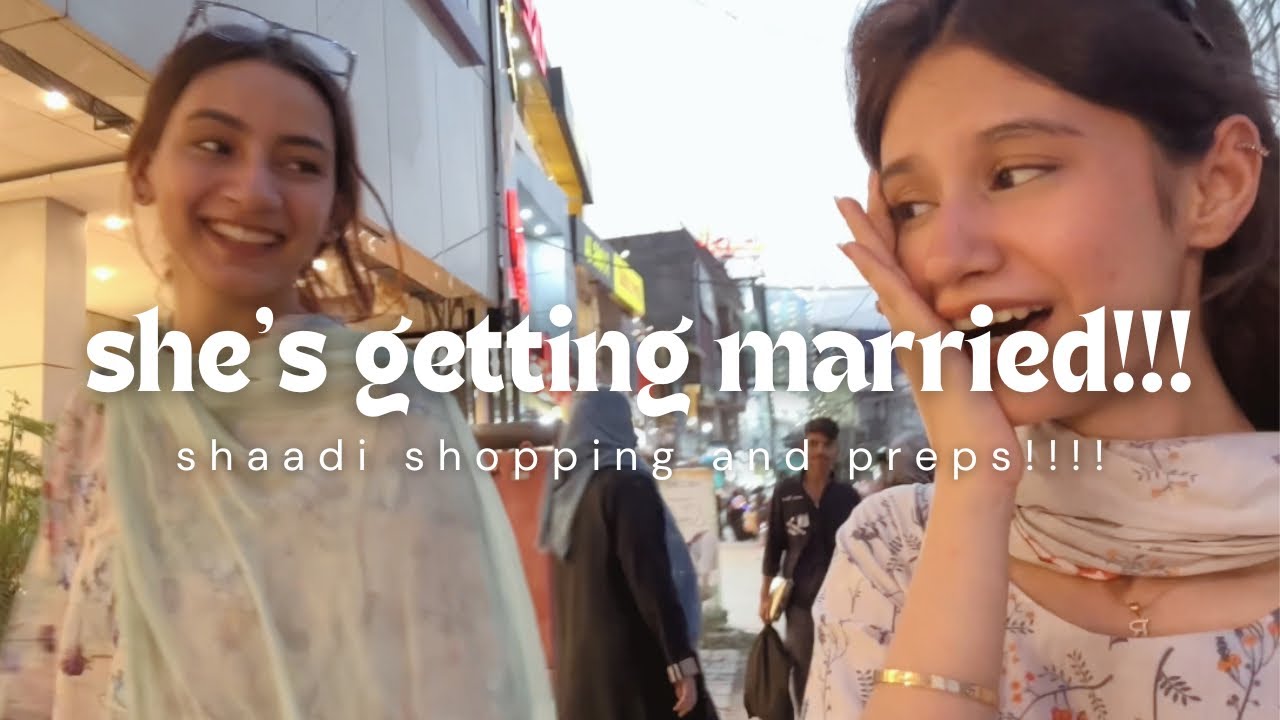 guess who’s getting married!!! 😭 shaadi shopping and preps in full ...