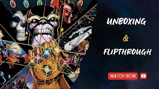 INFINITY GAUNTLET: New Printing Paperback – Illustrated Edition Unboxing and Flip-through