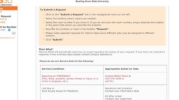 How to submit a maintenance request