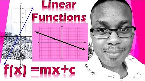 Grade 10 Mathematics: Linear Functions Introduction 2022