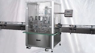 edible oil filling capping machine pneumatic linear 6 heads filler ROPP sealer заливка масла машина