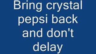 Bring Crystal Pepsi Back