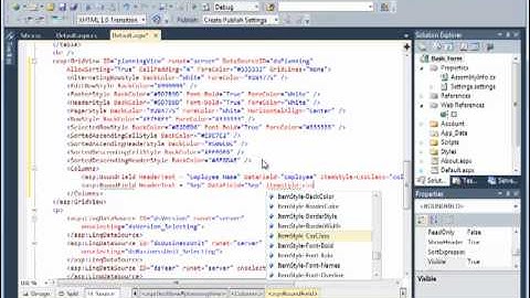 ASP.NET Page Creation with TM1:Applying Formatting (Part 5 of 5)