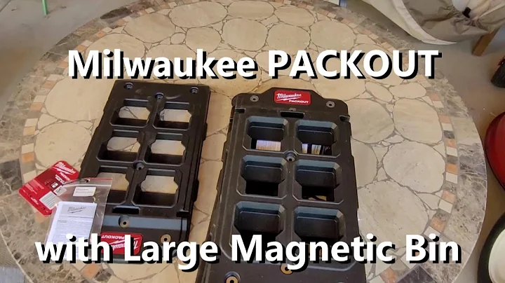 Milwaukee Packout Plates and Magnetic Bin