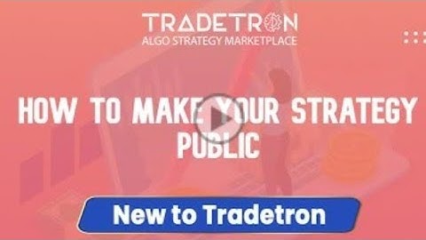 Tradetron Marketplace Settings explained! #tradetron