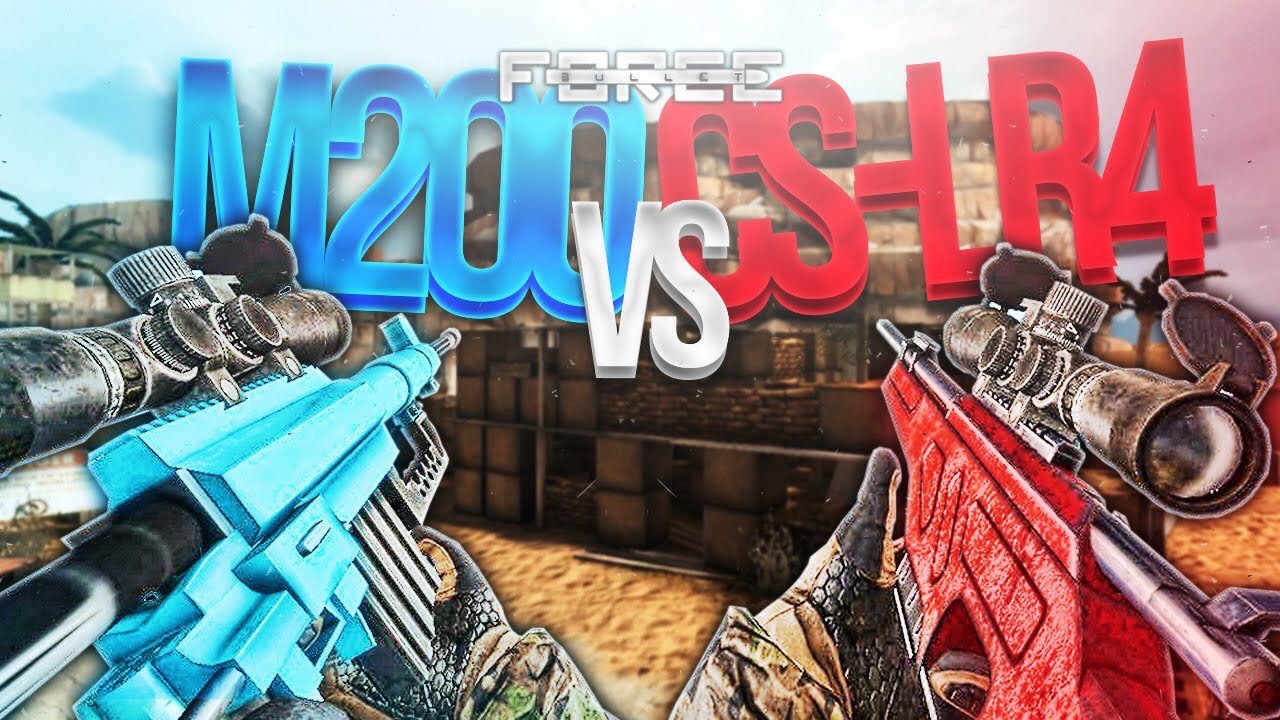 Bullet Force Cs Lr4 Vs M0 Youtube