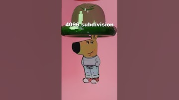 CHILL GUY vs 1 MILLION Faces Cloth Simulation