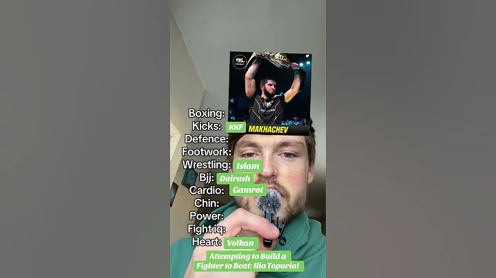 Trying To Build a Fighter To Beat Ilia Topuria! (I didn’t cook) #shorts #ufc #mma #zoned