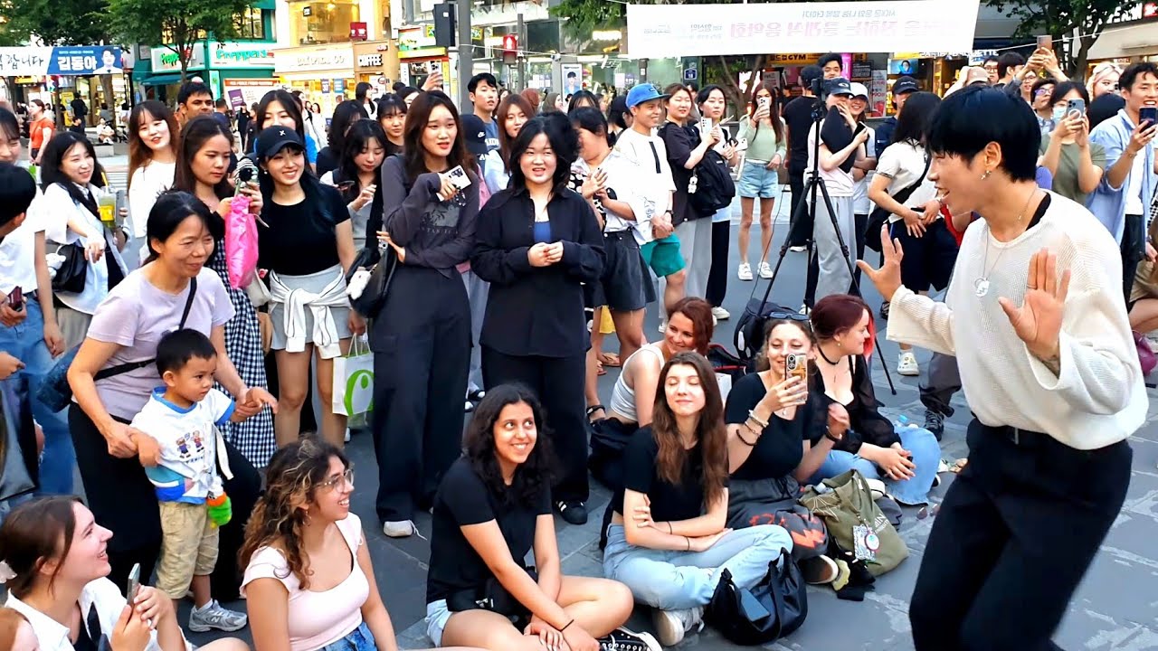 [STREET ARTIST] ONE OF. INTERACTIVE SINCHON BUSKING. 240613.