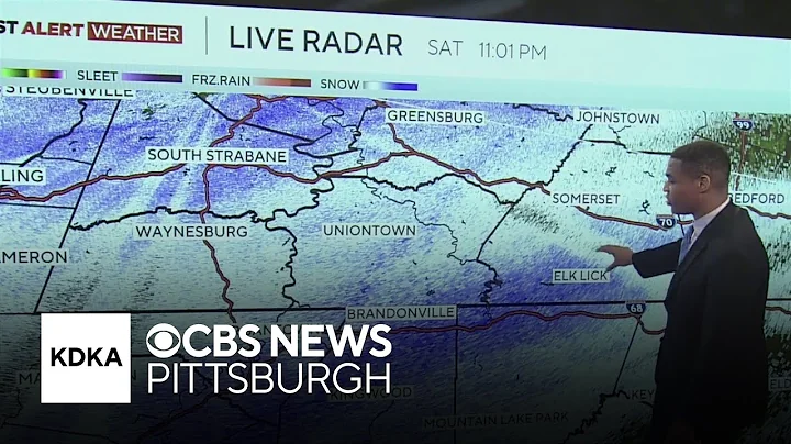 Heavy snow blankets the Pittsburgh area