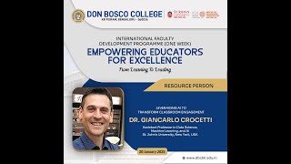 International Faculty Development Programme | Don Bosco College | Bengaluru | Day 03