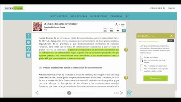 Preguntas sobre los textos: intercaladas y de un vistazo