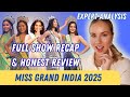 Miss Grand India 2025 FULL Recap Expert Analysis Who Should Have Won Miss Grand India 2025 FULL Recap Expert Analysis Who Should Have Won