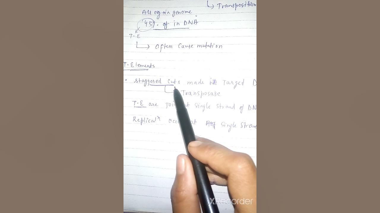 Transposons।Transposable elements।jumping gene।transposition