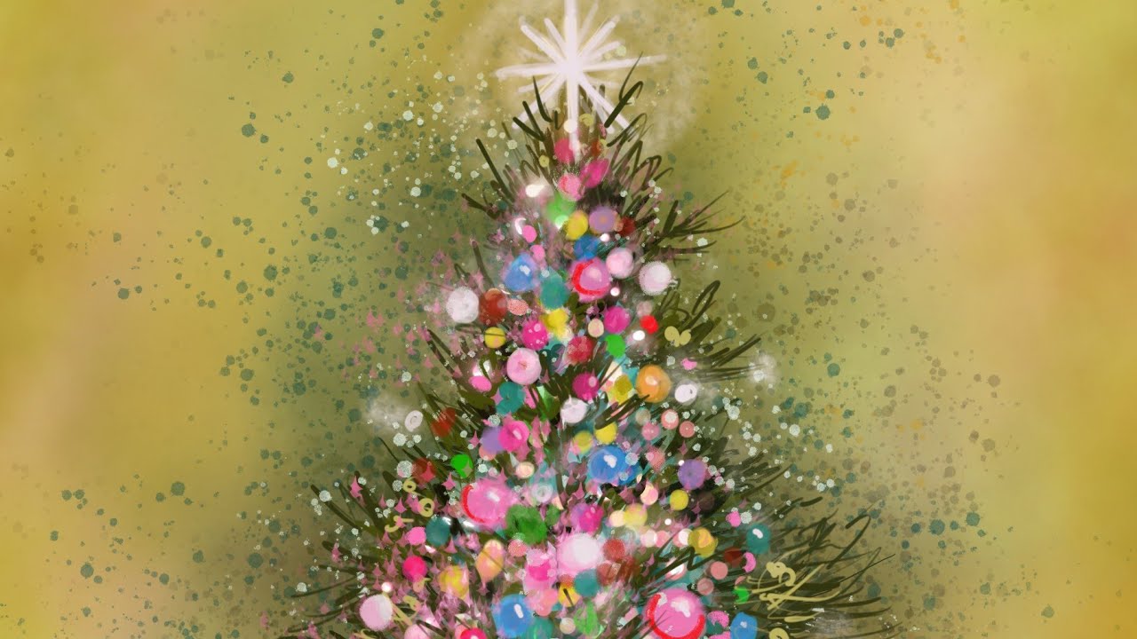How To Paint An EASY Vintage Christmas Tree Acrylic Painting LIVE how-to-paint-an-easy-vintage-christmas-tree-acrylic-painting-live