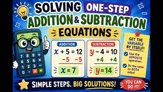 Solving One-Step Addition & Subtraction Equations