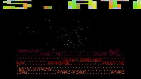 BITS 0003 Demo Intro. Atari ST, Amiga.