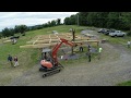 Timber Frame Barn Raising Part 1 Timber Frame Barn Raising Part 1