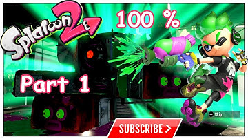 Let’s Play Splatoon 2 Part 1 walkthrough Tentakeel Outpost 100% All Sunken Scrolls & Sardinium