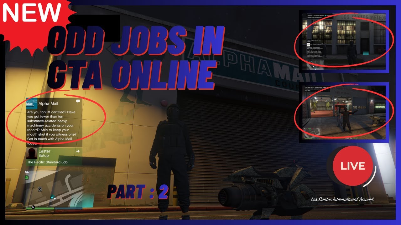 NEW ODD JOBS IN GTA ONLINE.