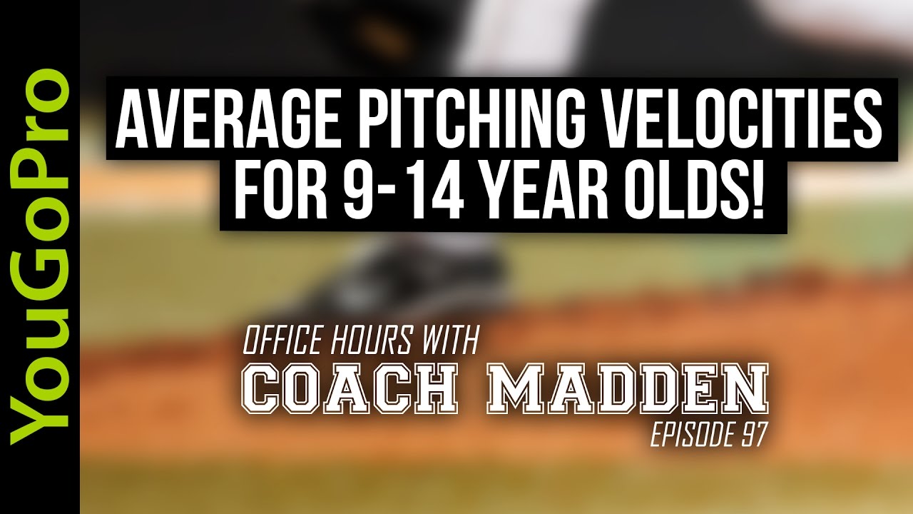 Average Pitching Velocities For 9-14 Year Olds!  [Office Hours With Coach Madden] Ep.97