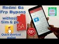 mi redmi 6a frp unlock without pc