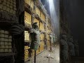 Warriors Guard the Gold: Ancient Warrior Statues Protecting a Cave Vault