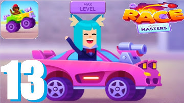 Racemasters Сlash of Сars - TWIN TURBO CAR MAX LVL gameplay Walkthrough - Chapter 13 iOS / Android