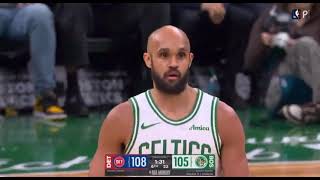 Derrick White and Cade Cunningham trade clutch buckets in final 3 minutes of Pistons VS Celtics