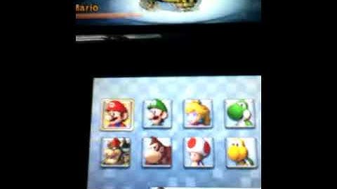 Mario Kart 7 Custom 1 Character 1