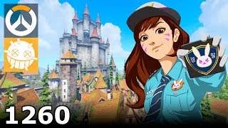 Overwatch 1260 D.va Gameplay | Total Mayhem | Eichenwalde | Attack