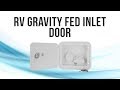 RV Gravity-Fed City Water Hook-Up With Locking Hatch Door - RecPro