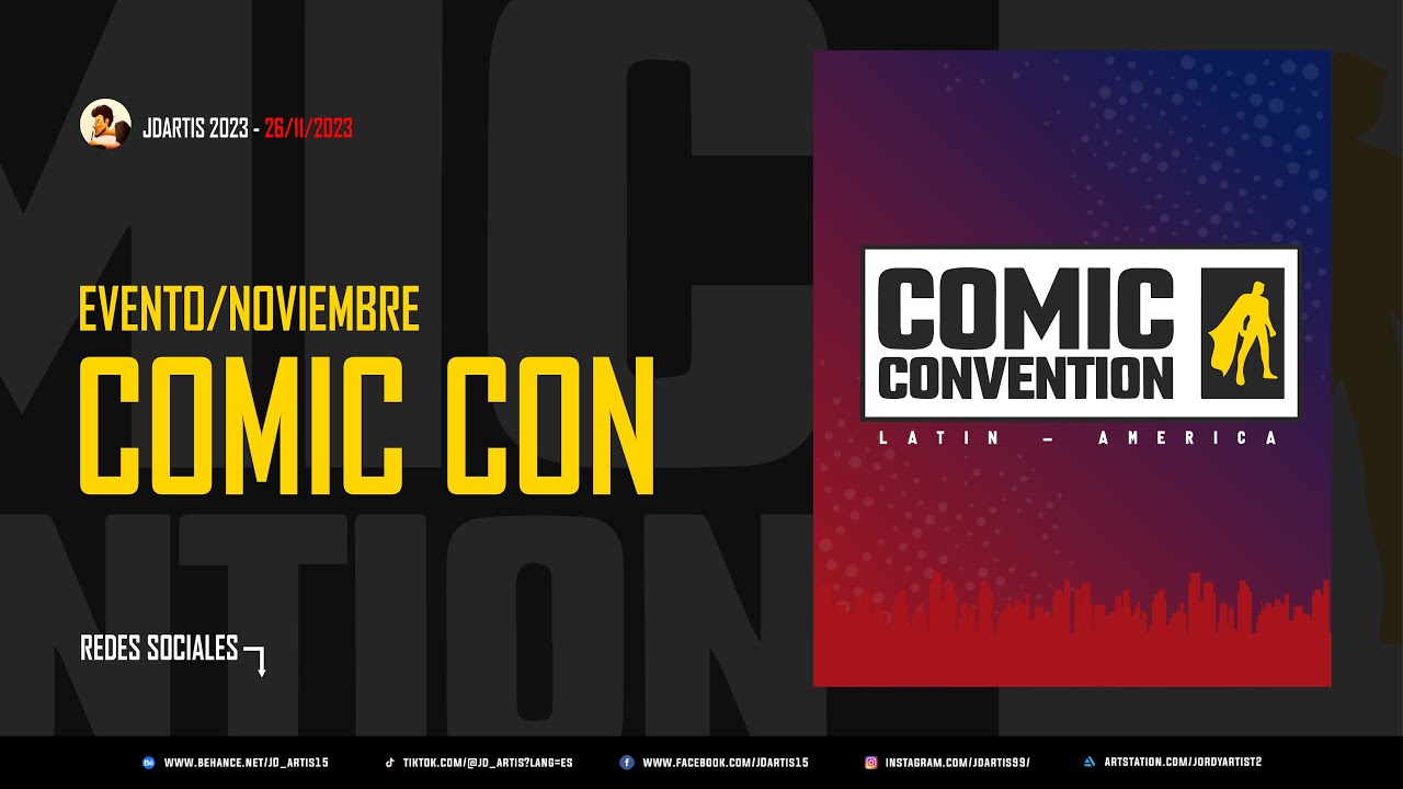 🤯 COMIC CON LATINOAMERICA 2023 // JD ARTIS 2023 👾🔵🎮🔥 - YouTube