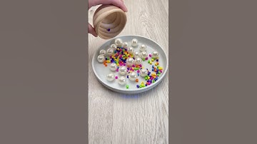 Reverse Video Satisfying Perler Beads ASMR #shorts #marblemeg #asmr