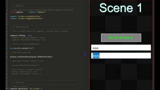 Using Text Fields Values To Gate Scene Changes in Corona SDK