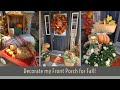 Decorate my Front Porch for Fall!🍁