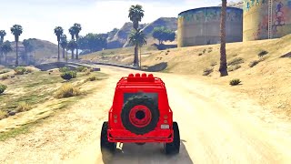 GTA 5 Offroad Mountain Climb Real Jeep Driving Game | Red Jeep Racing Game | Mountain Race Game screenshot 5