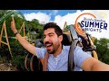 SUMMER FUN at Busch Gardens Tampa! | Roller Coasters at Night and AWESOME Fireworks