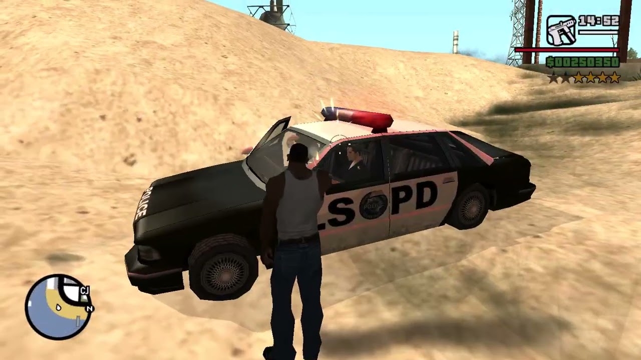 gta san run away from police part5(subsucribe)