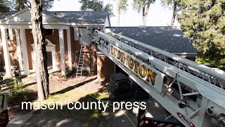Ludington Fire Department Live Burn Training July 27 2024