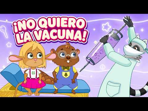 Courageous Vaccine | I don't want the vaccine 😱💉 DRAWINGS for CHILDREN in SPANISH