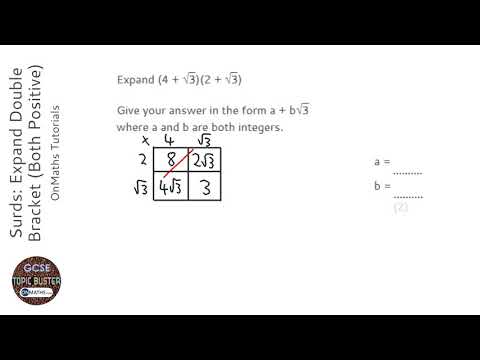 Surds: Expand Double