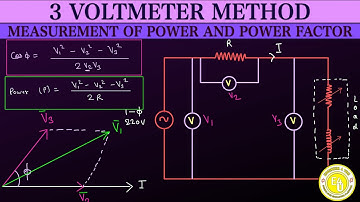 Measurement of Power and Power Factor Using Three Voltmeter Method||ETE||BasicElectrical Engineering