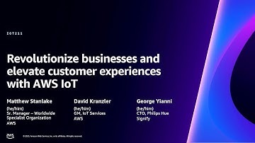 AWS re:Invent 2023 - Revolutionize businesses and elevate customer experiences with AWS IoT (IOT211)