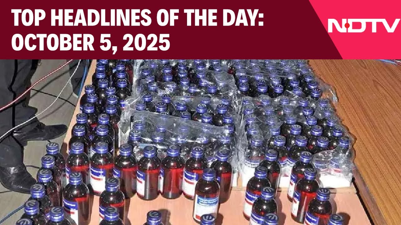 Cough Syrup Deaths India | Deadly Cough Syrup: 1 More Child Dies | Top Headlines Of October 5, 2025