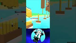 AUR0R@☆CH0RUSmikuHatsune& HIMITSU Miku DAYO HATSUNE #shorts #初音ミク #ボカロ #vocaloid #hatsunemiku #memes MacshiXT