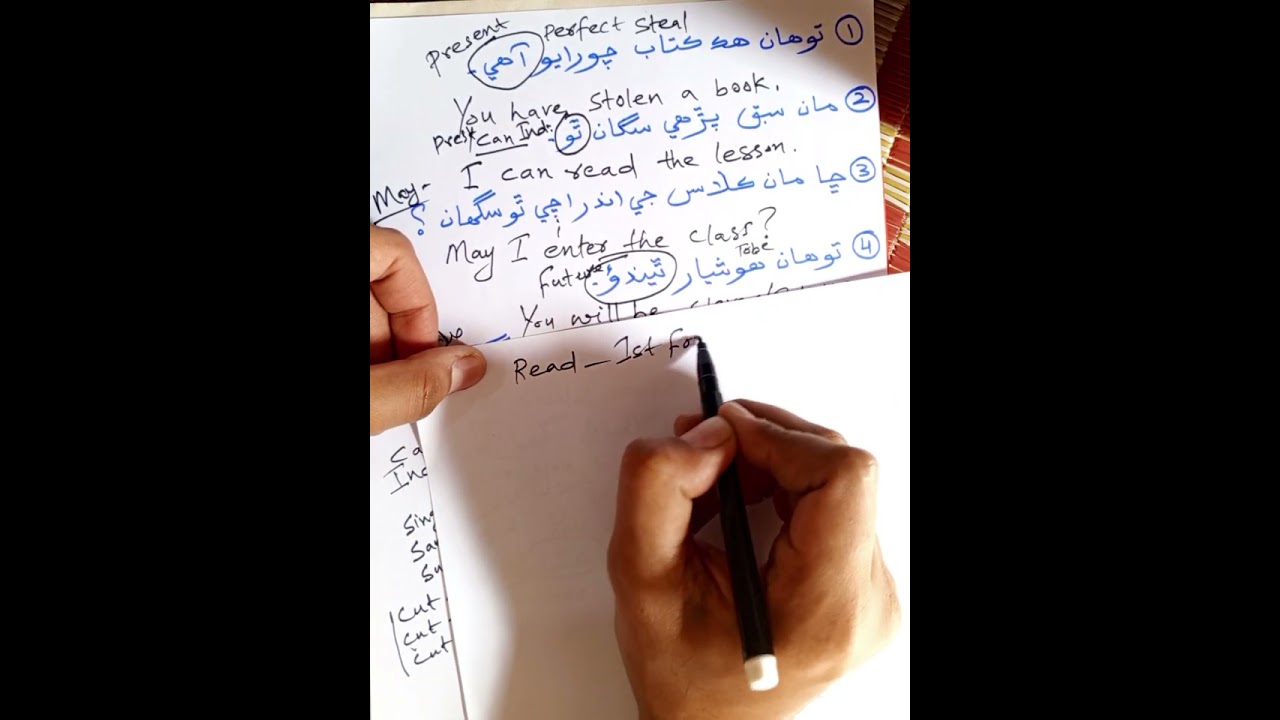 How to translate Sindhi sentences into English language 